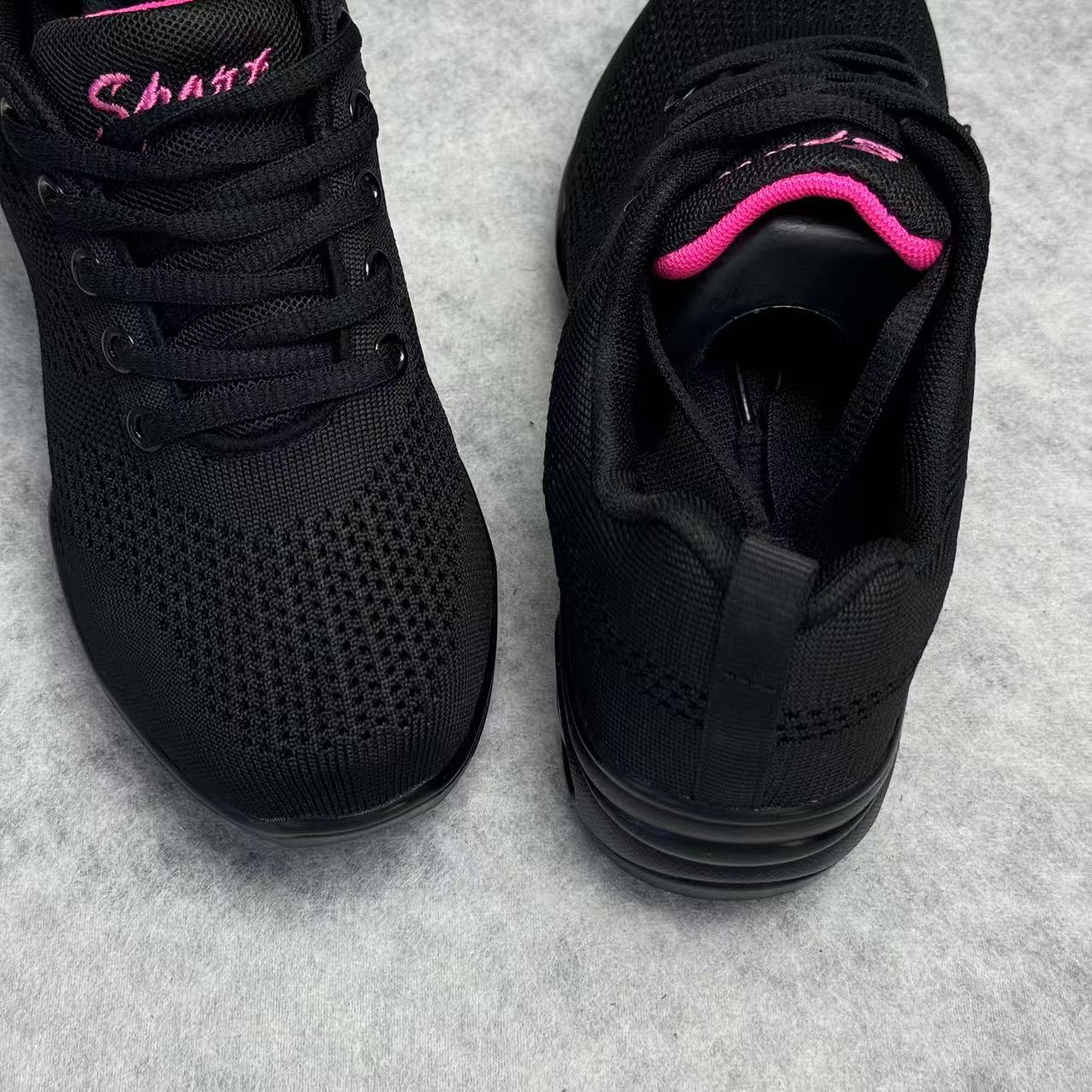 Soft-soled hollow-structured breathable dance shoes