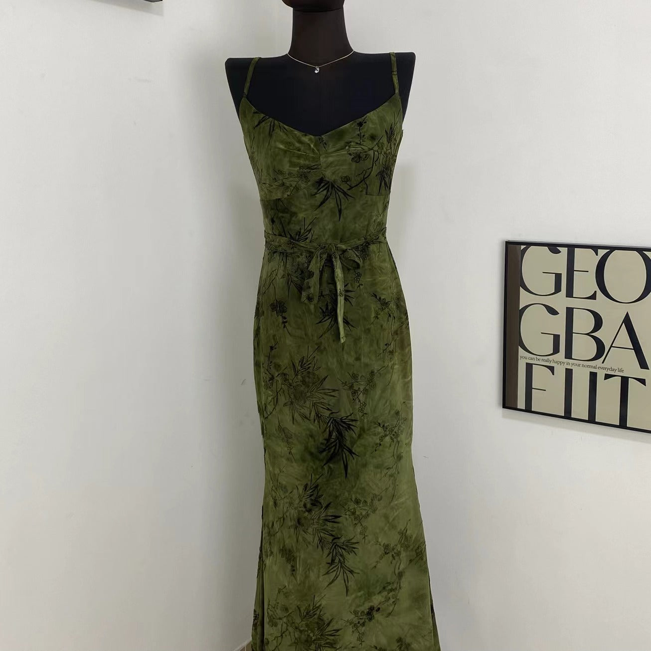 Slimming V-Neck Slip Dress