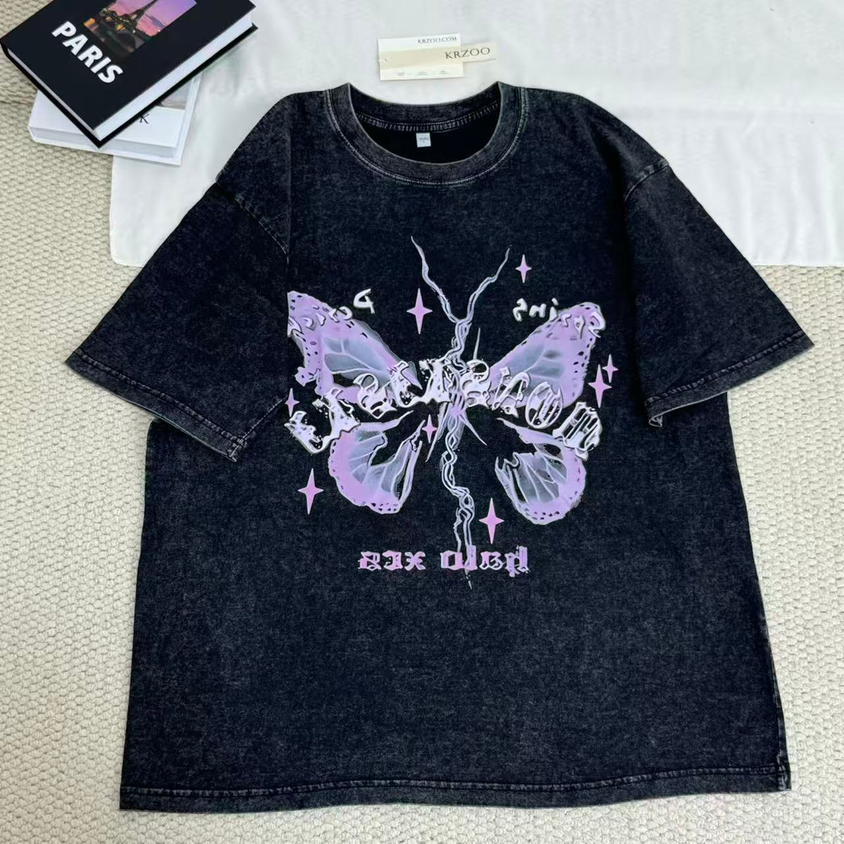 Printed Washed Vintage T-Shirt