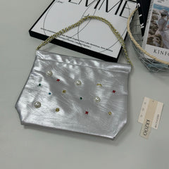 Pearl Chain Shoulder Bag