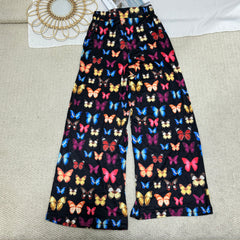 High-Waisted Relaxed-Fit Wide-Leg Pants