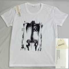 X-ray Bone Print Black and White T-Shirt