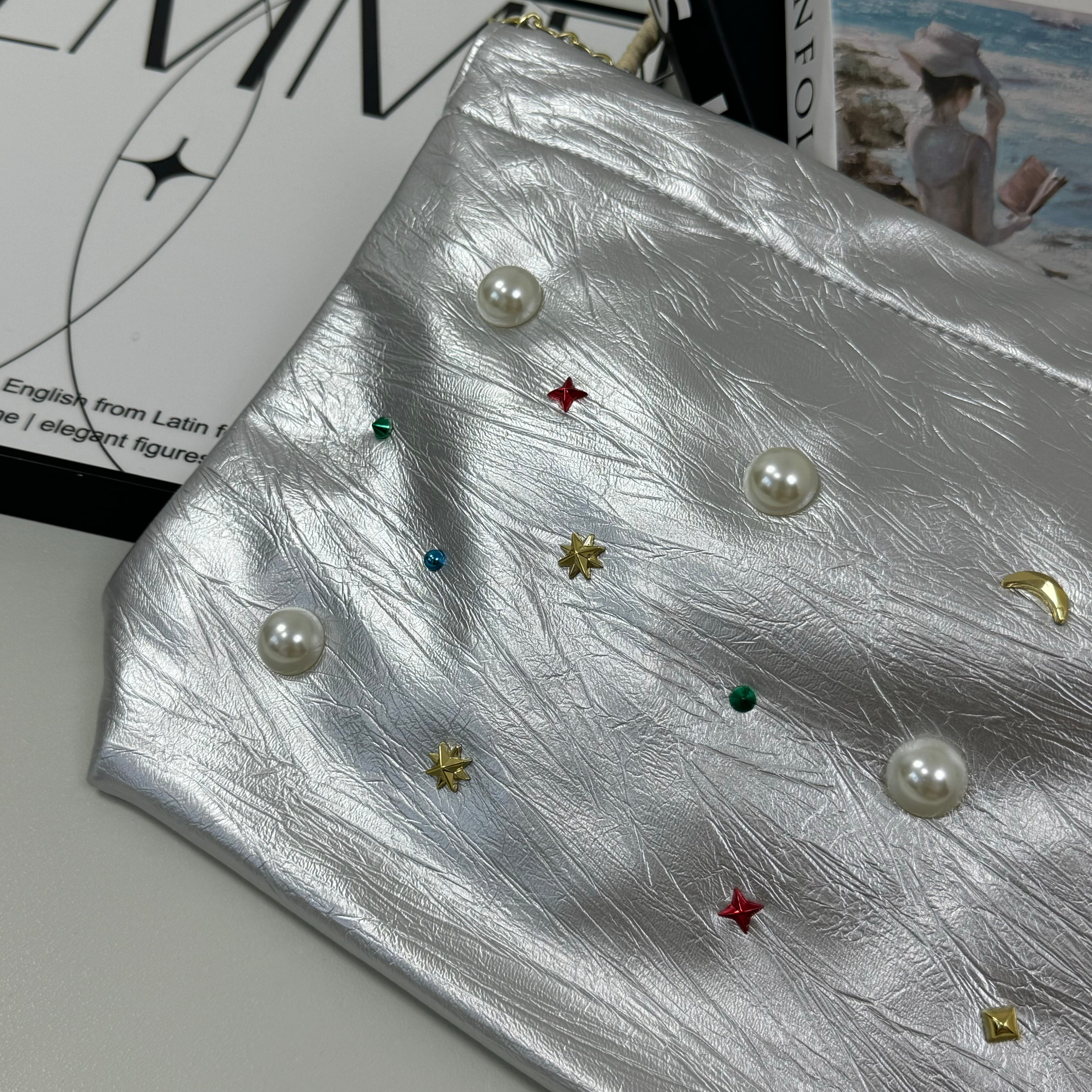 Pearl Chain Shoulder Bag