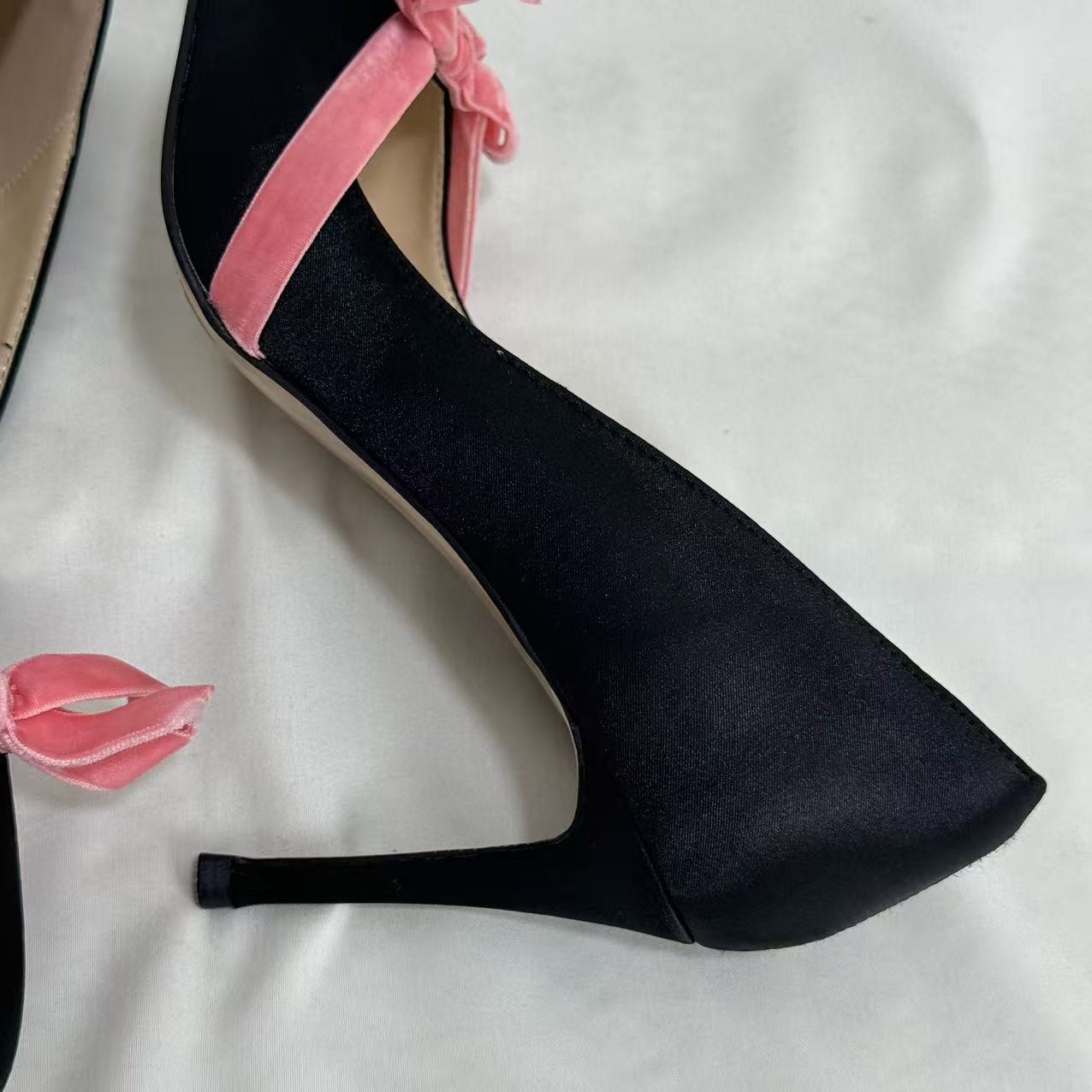 Bow-Knot Low-Cut High Heels