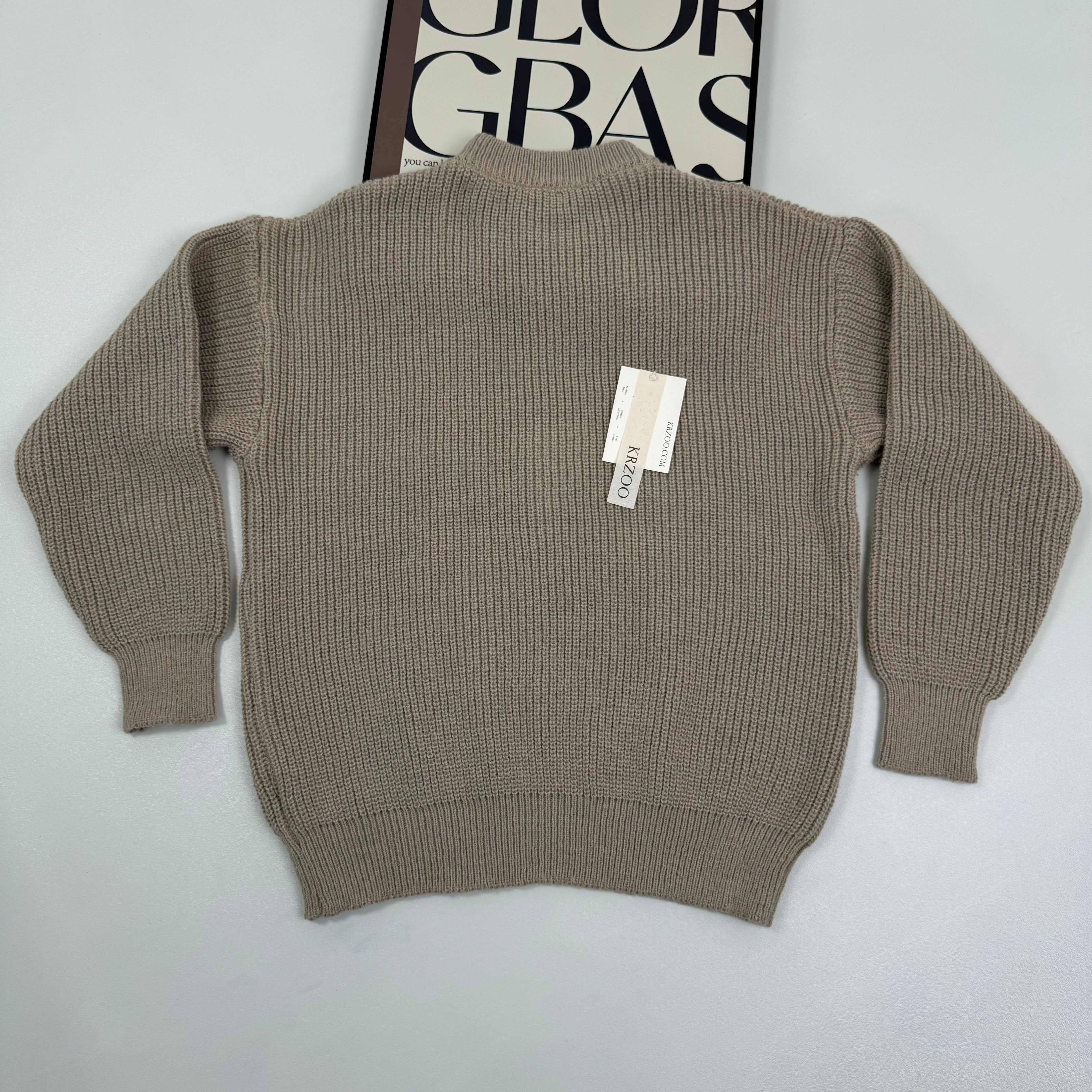 Heavy-duty thick needle textured sweater