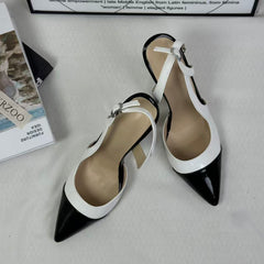 Low-cut ankle strap shoes