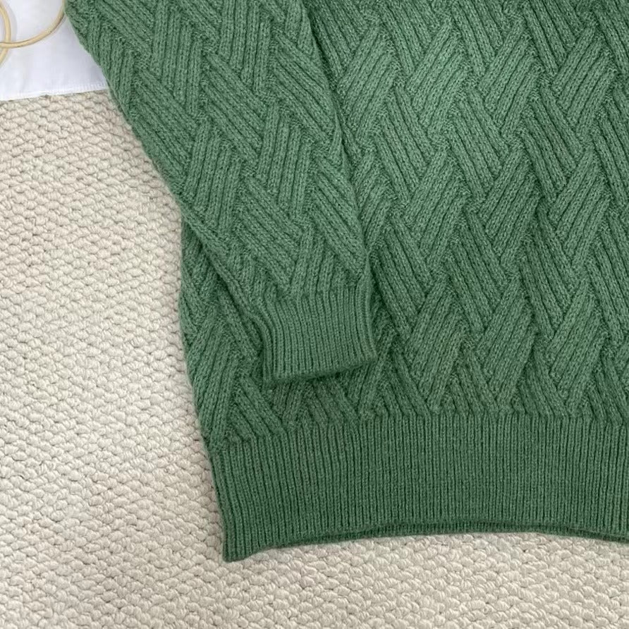 3D Jacquard Loose Top