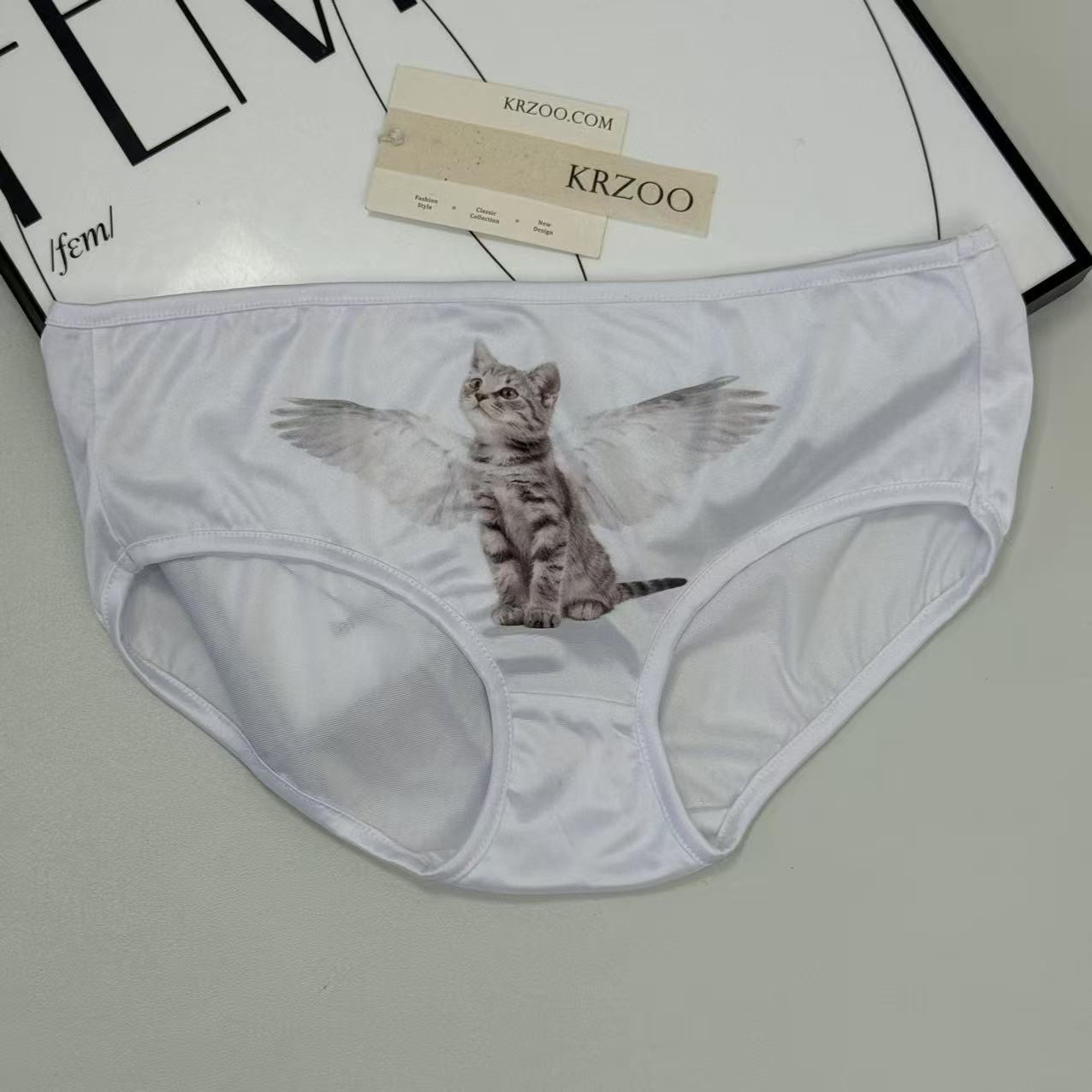 Cartoon-printed quick-drying underwear