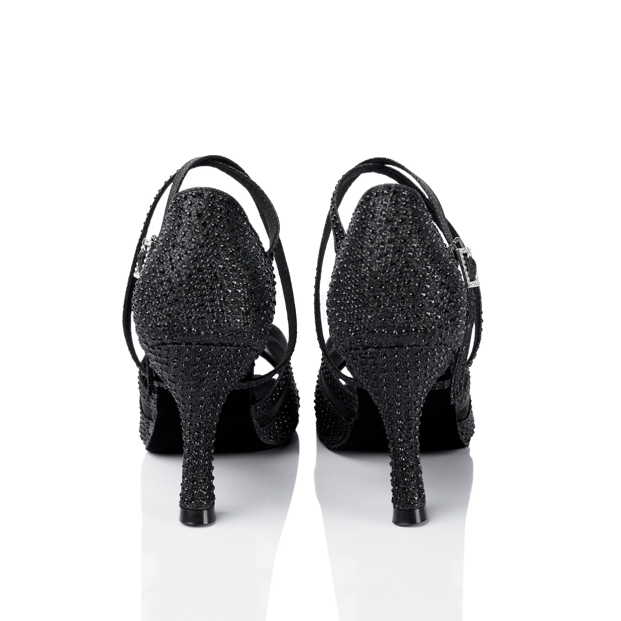 Women's Sparkling Glitter Customized Hee Latin Shoes Salsa Shoes Ballroom Dance Shoes