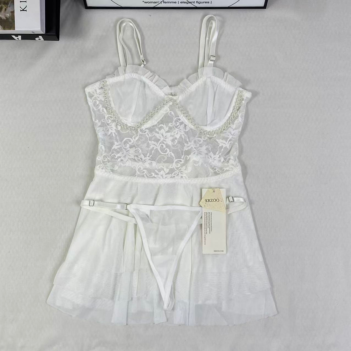 Lace lightweight sheer set