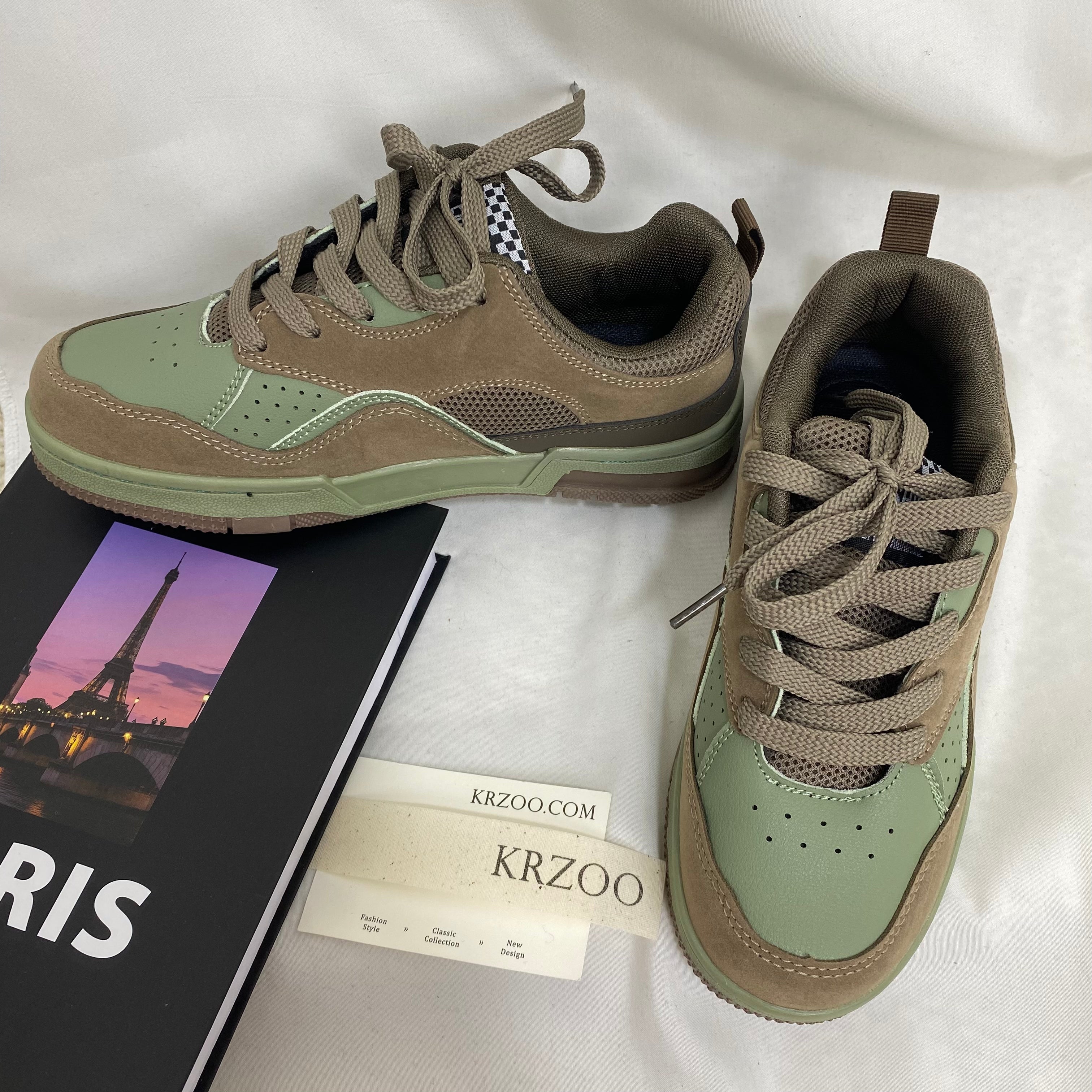 Niche Color-Blocked Sneakers