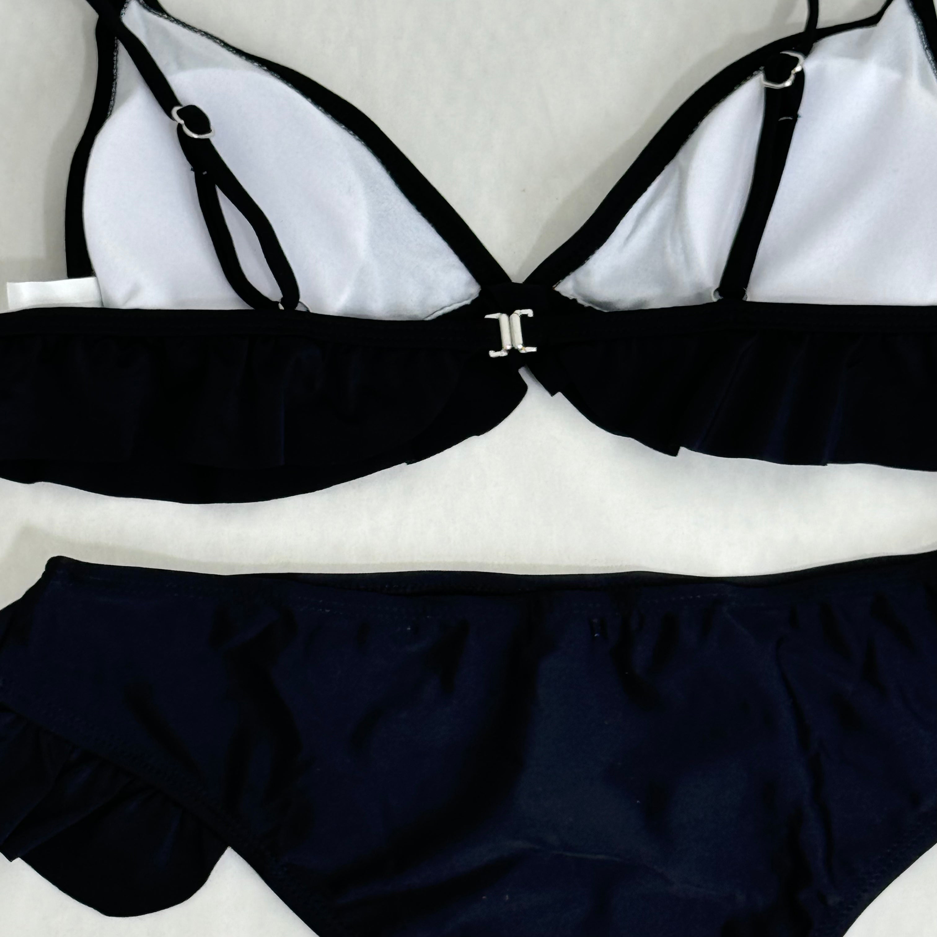 Bikini swimsuit, solid color bikini set
