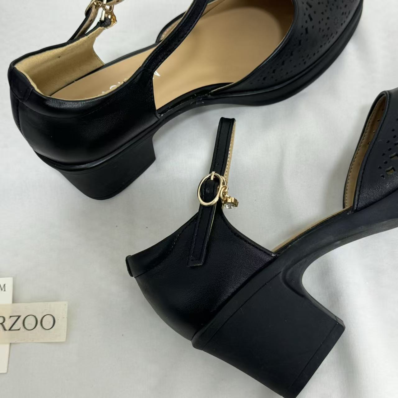 High-Heeled Strappy Andals