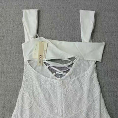 A lace short dress