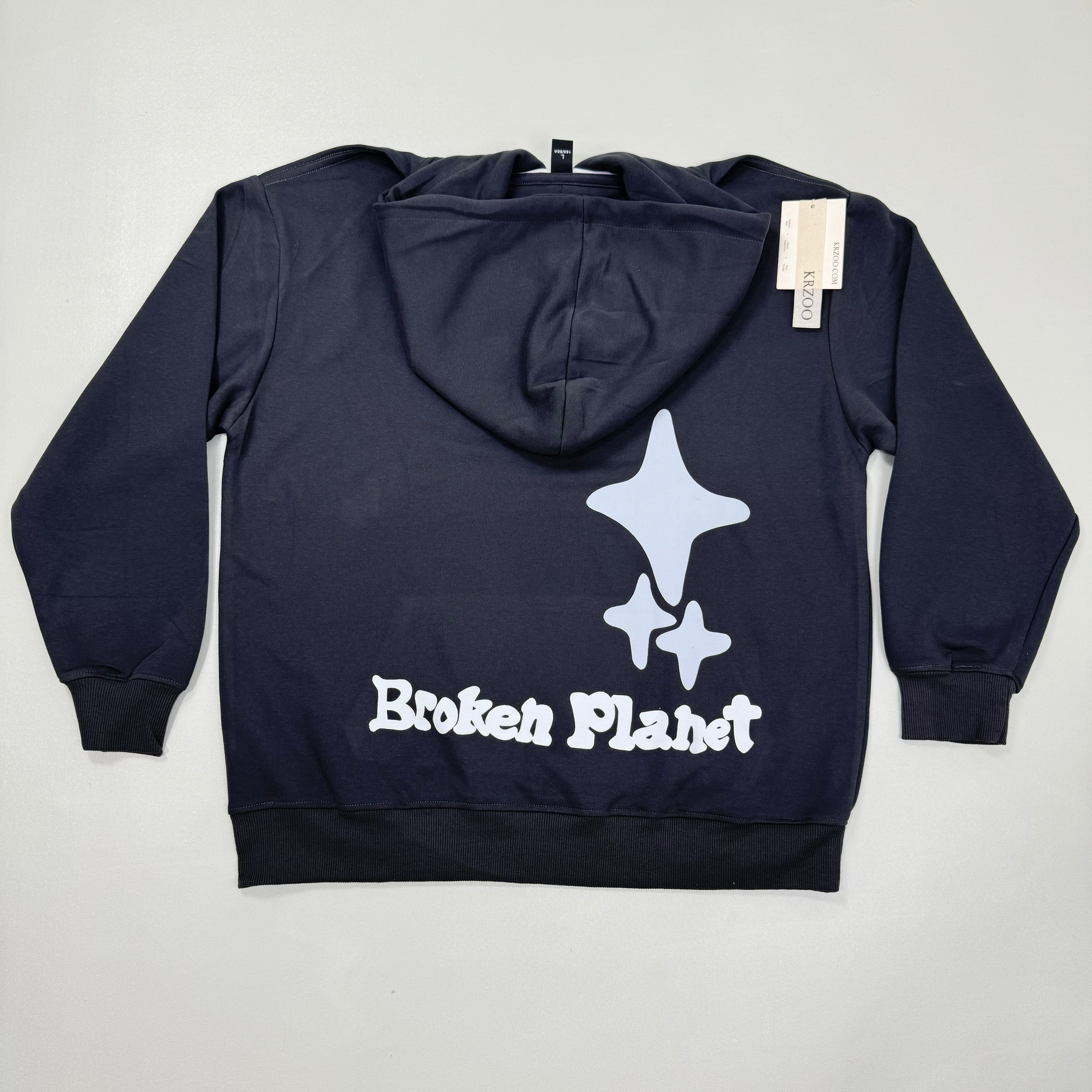 Cosmic Alphabet Printed Hooded Sweatshirt