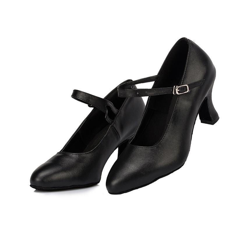 Women's Leatherette Customized Heel Ballroom Dance Shoes Character Shoes