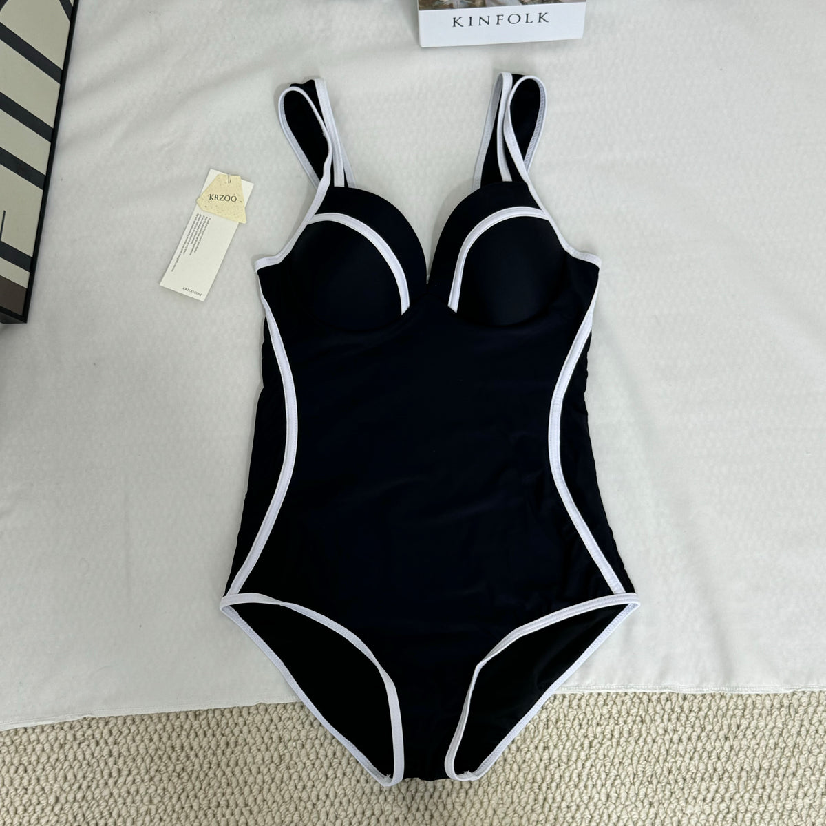 High-Waisted Slimming Swimsuit