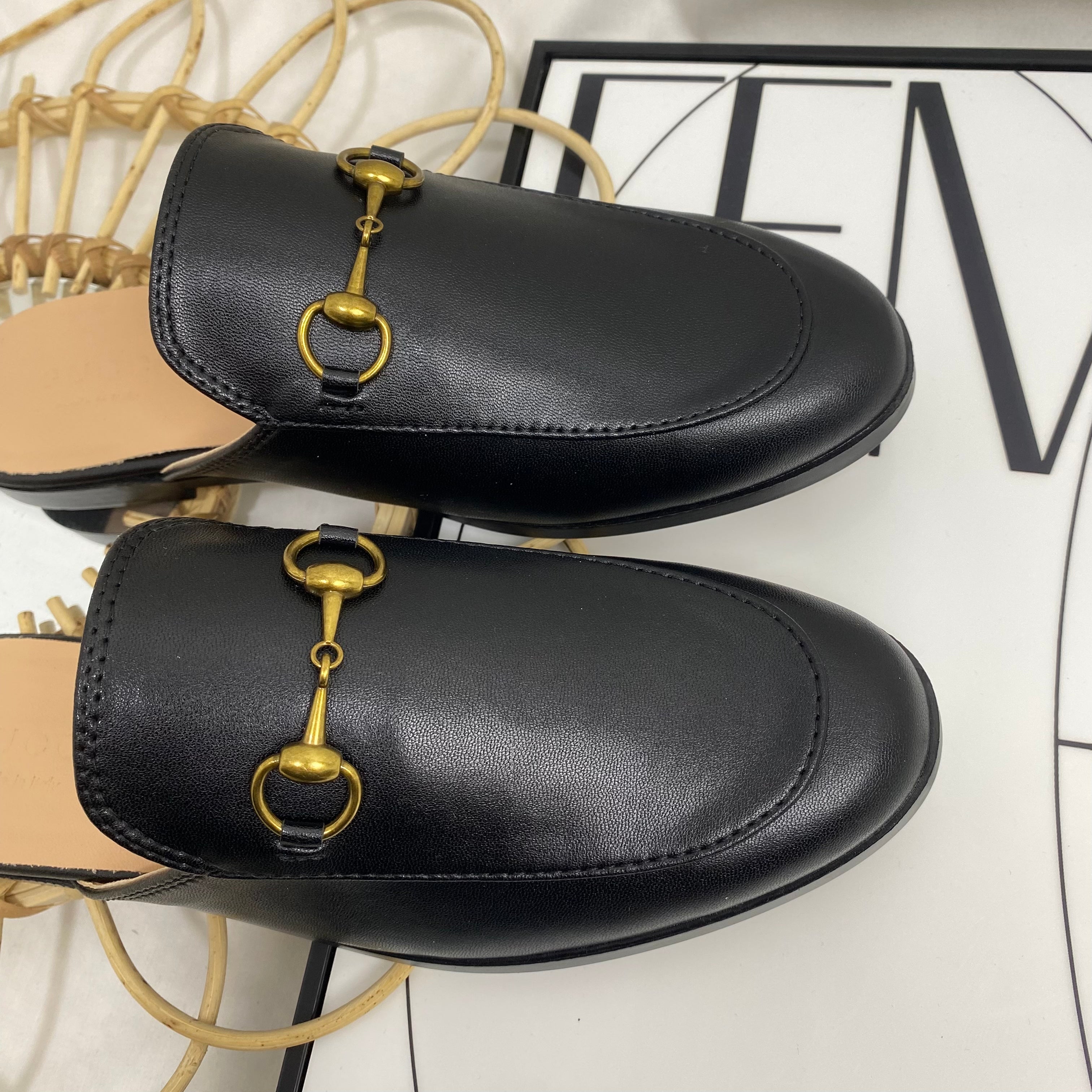 Horsebit Leather Flats