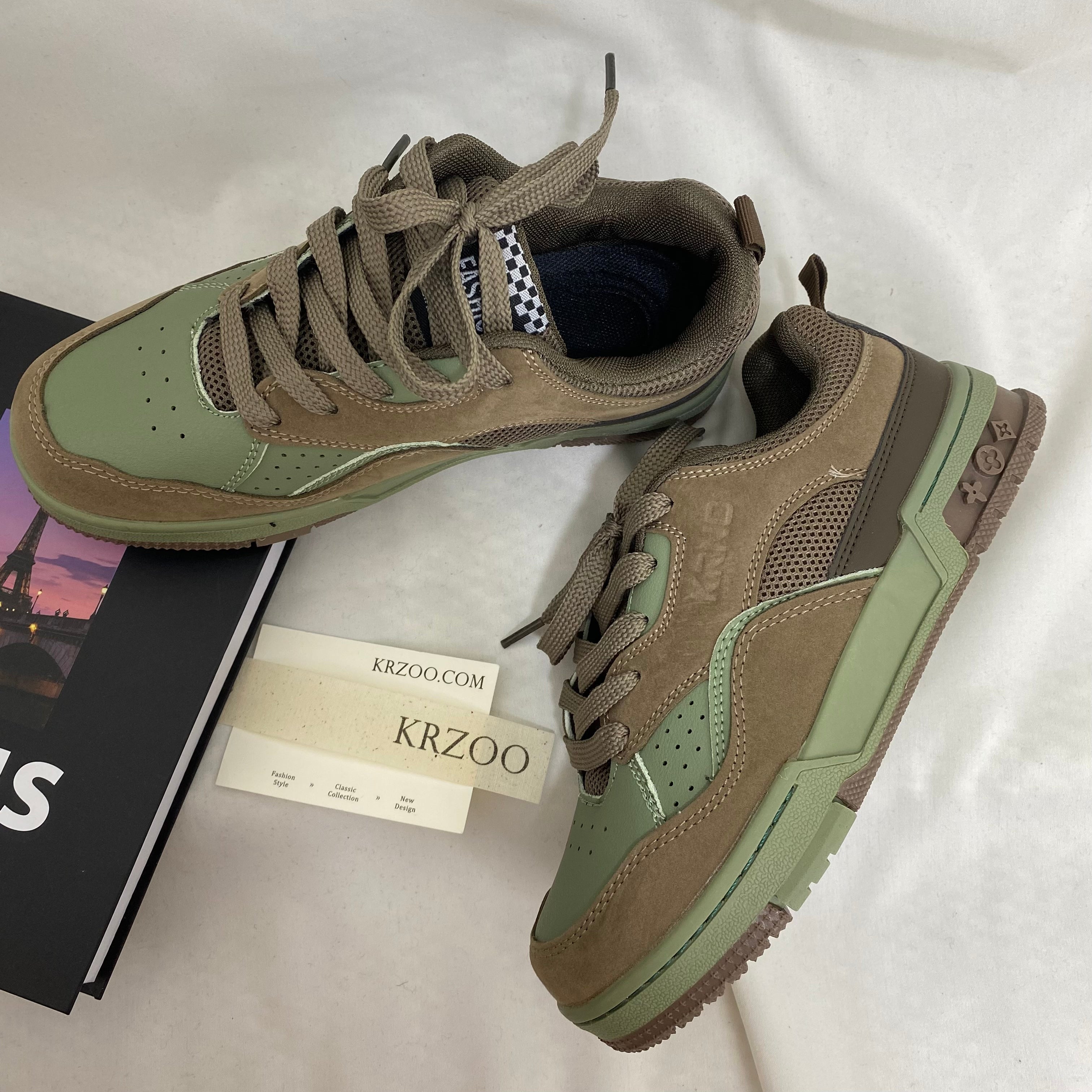 Niche Color-Blocked Sneakers
