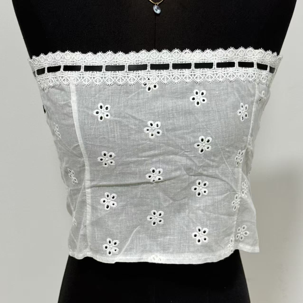 Waist-Cinching Single-Breasted Top