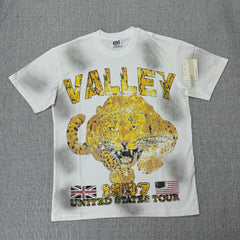 Heavy-duty water-washing distressed short-sleeved shirt