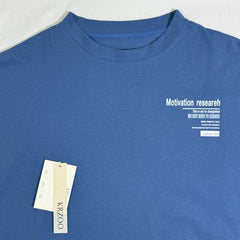 Short-sleeved T-shirt with long and loose fit