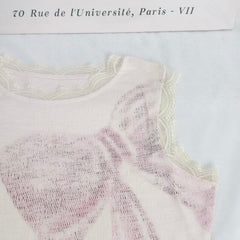 Belted floral print sleeveless top