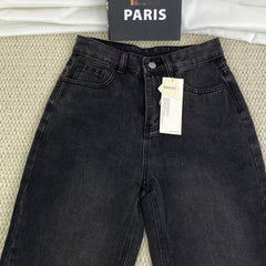 High street washed and distressed heavyweight