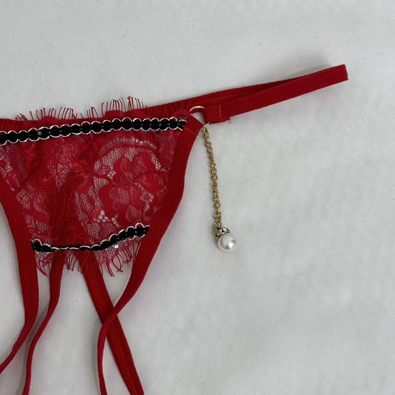 Lace European And American Style Low-Waisted Thongs