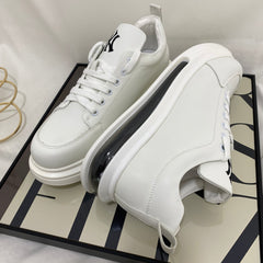 Low-Top Versatile Breathable White Shoes
