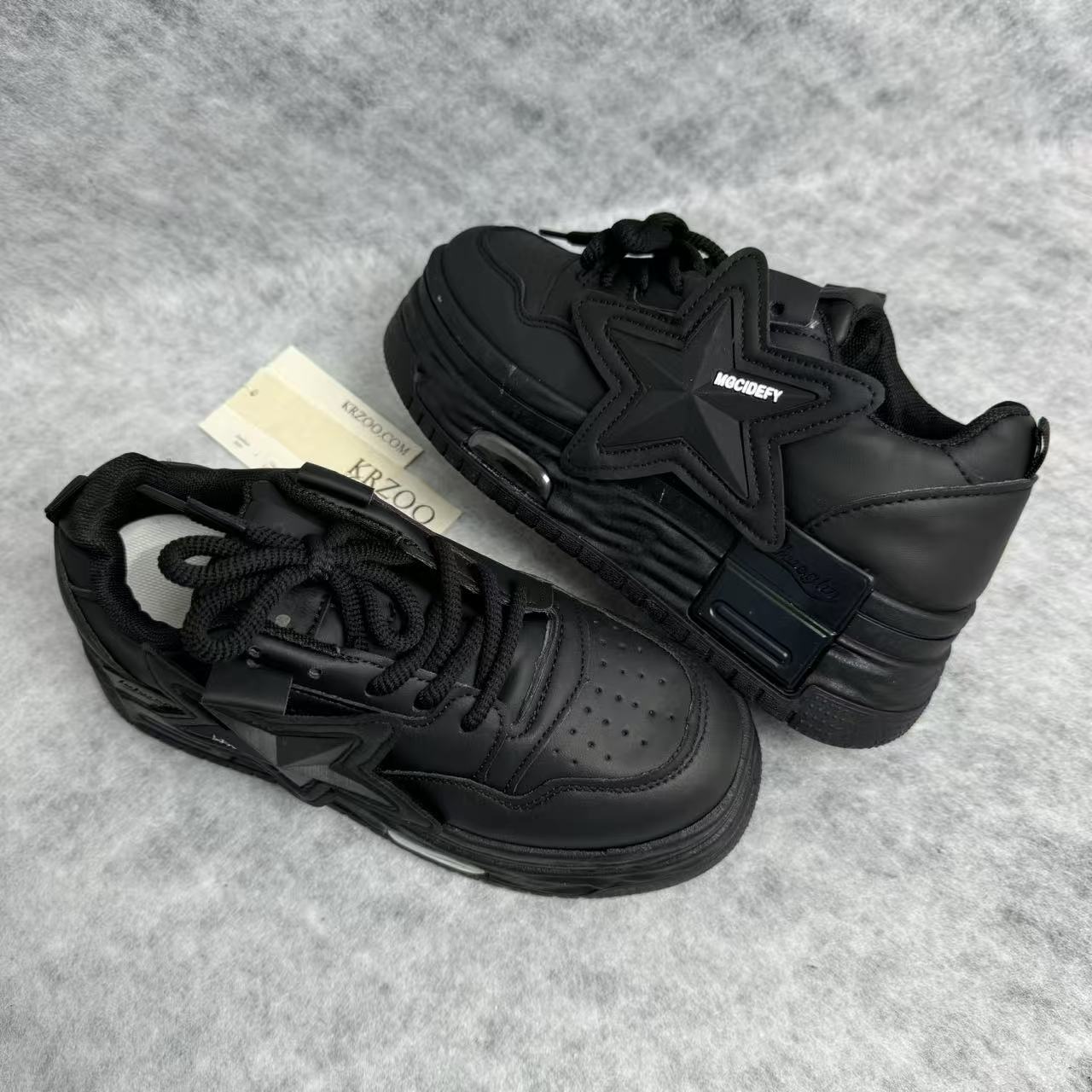 Star system platform wedge heels