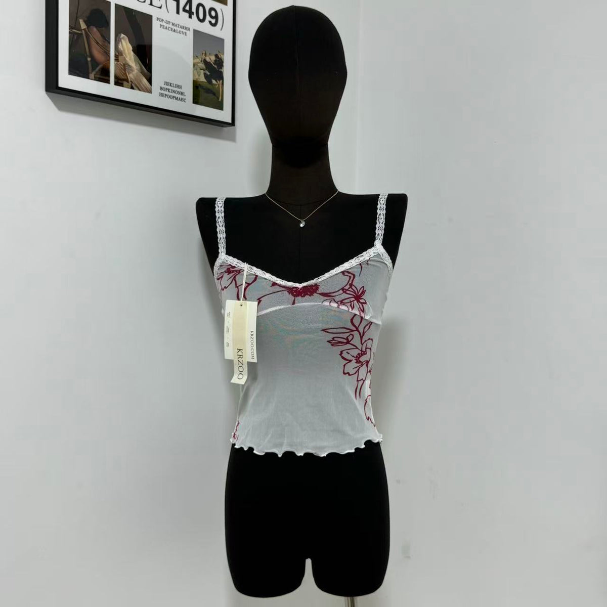 Cropped Lace Undershirt