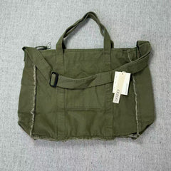 Tote bag with canvas strap