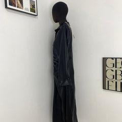 Single-Breasted Ruched Dress