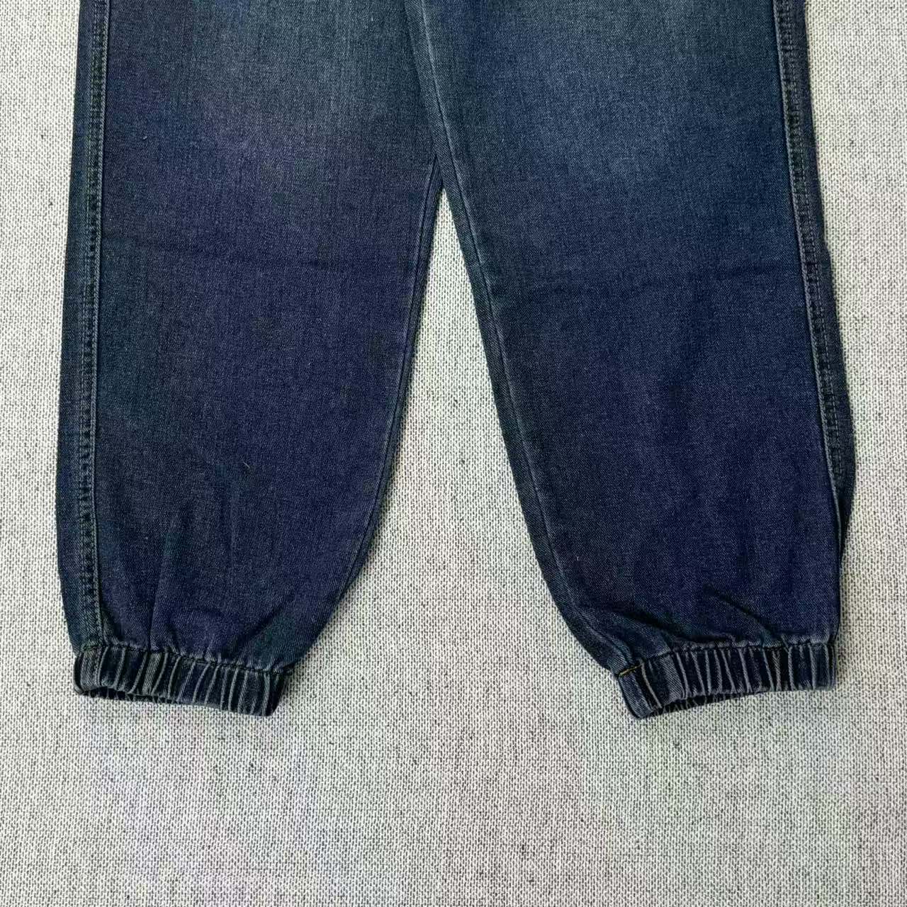 Workwear straight high-waisted jeans