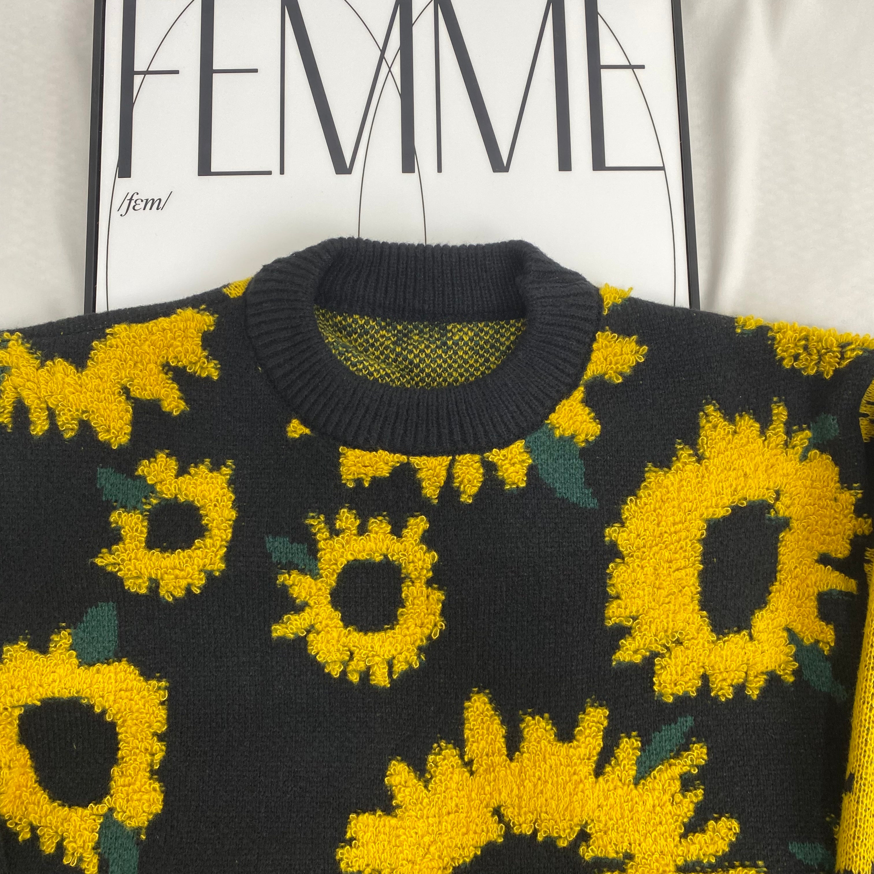 Sunflower Knitted Sweater