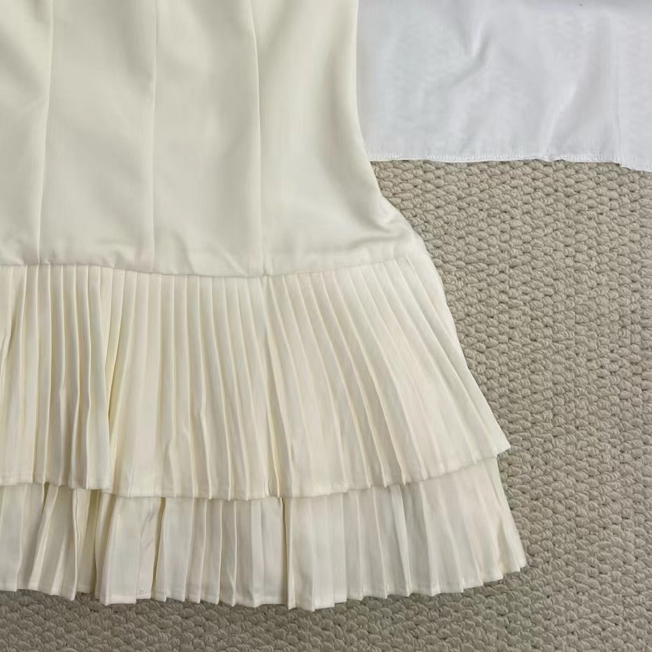 Versatile Wide-Pleated Dress