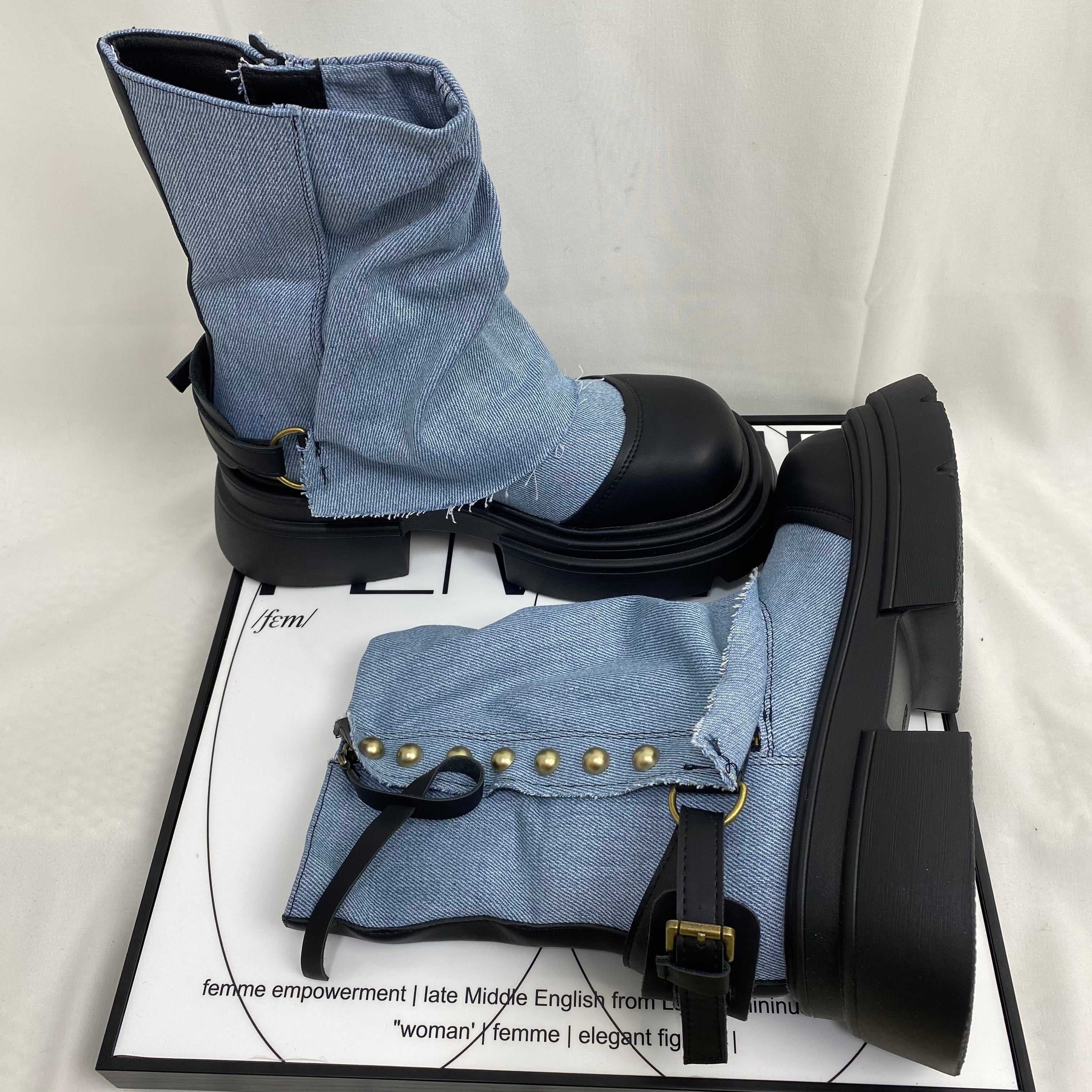 Versatile Platform Martin  Boots