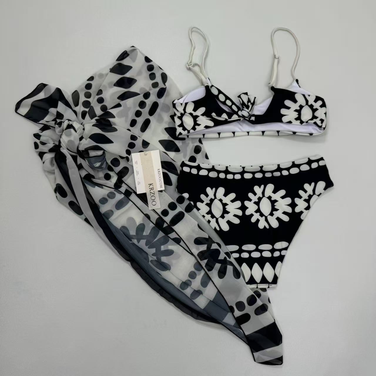 Bohemian print bikini set