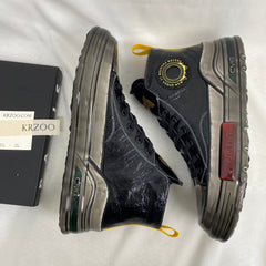 Glued Leather Casual Shoes