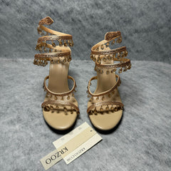 Waterdrop snake-shaped strappy stiletto heels