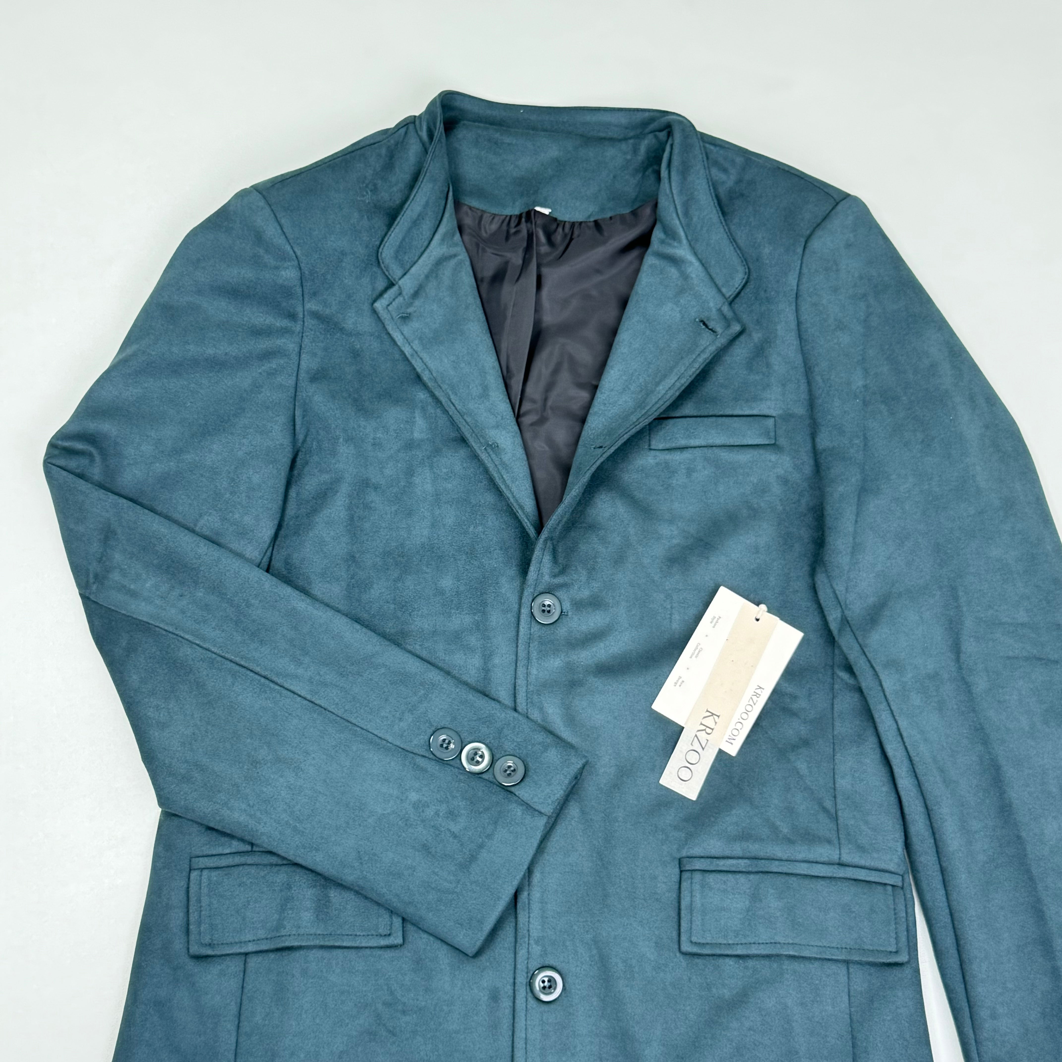 Casual suede blazer