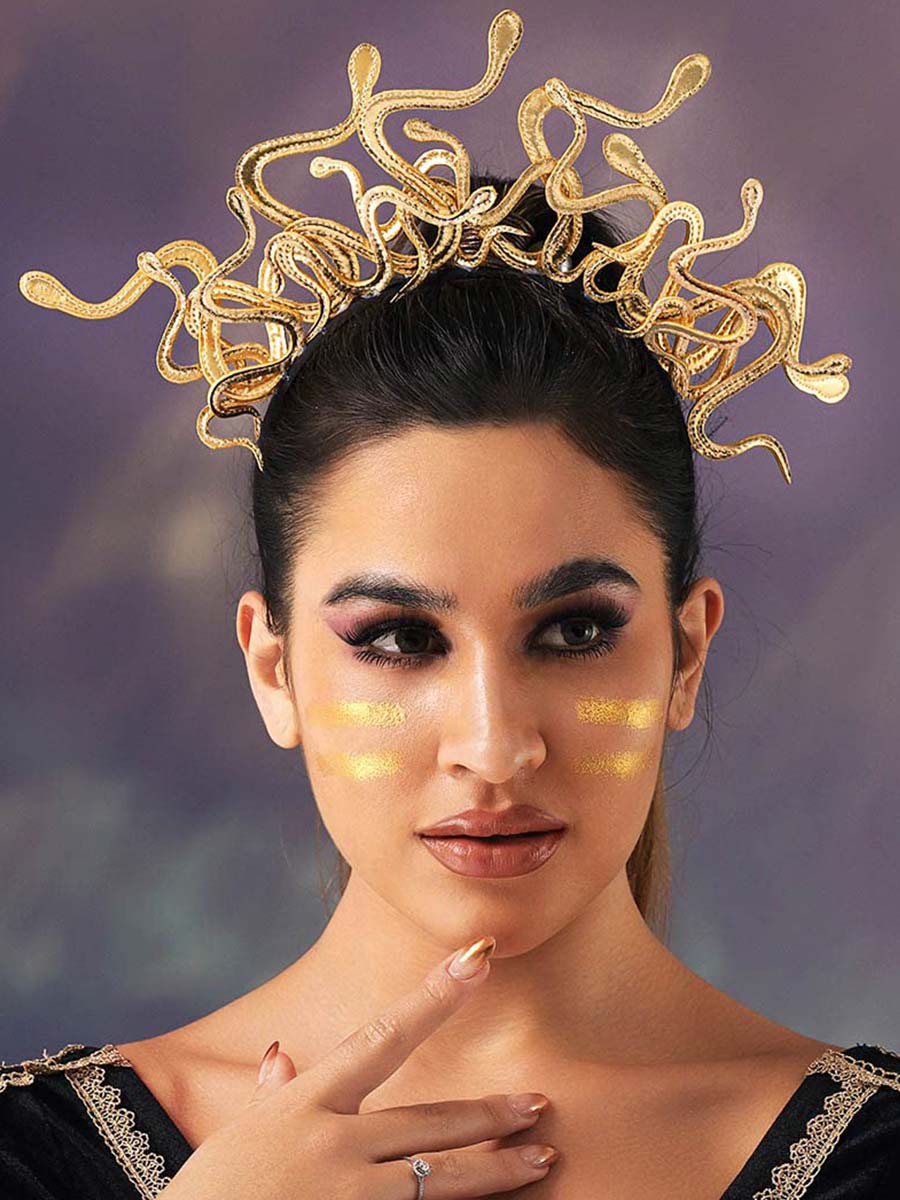 Golden Snake Hair Accessory