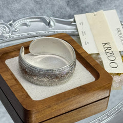 Ancient handcrafted engraved bracelet
