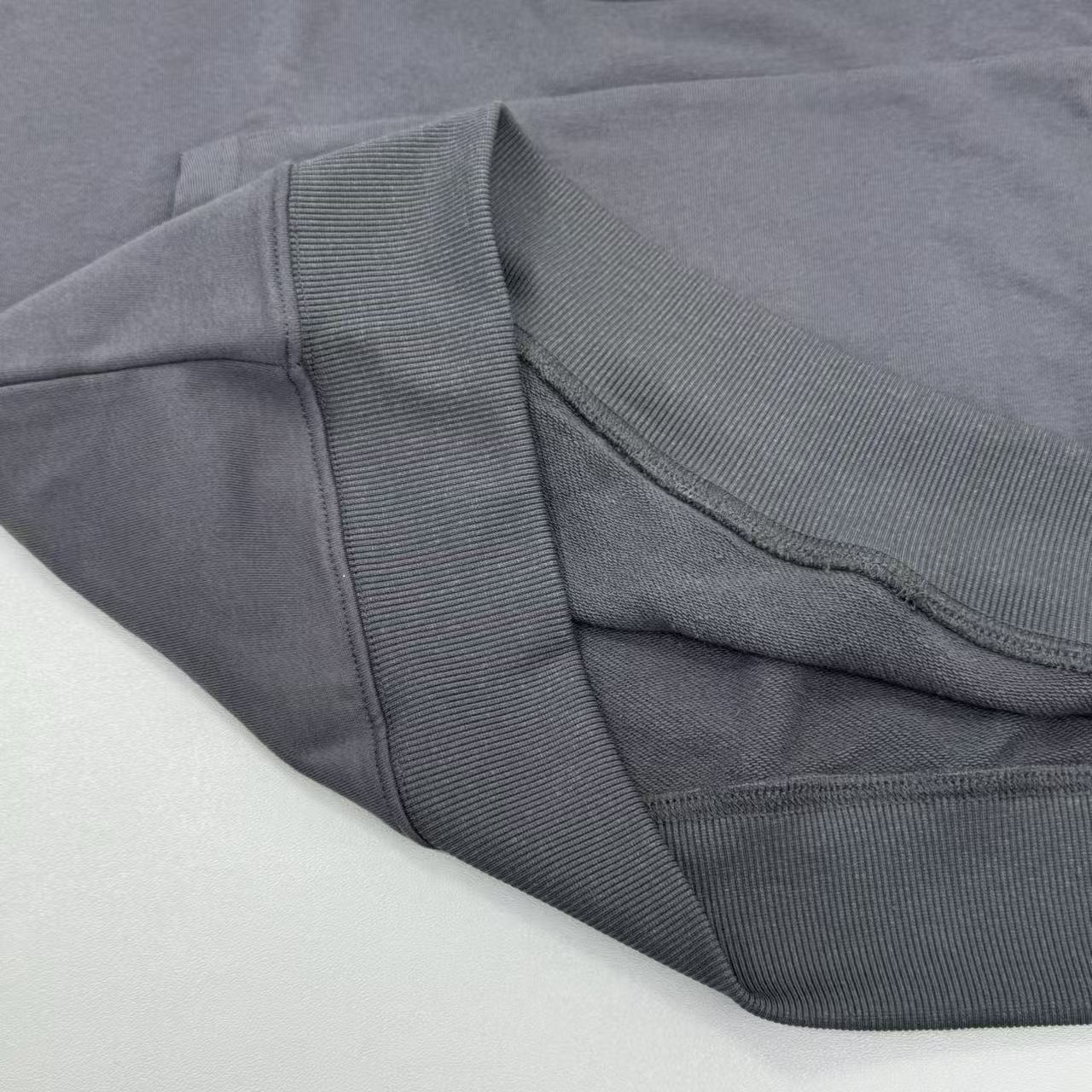 Cotton pullover loose-fitting hoodie