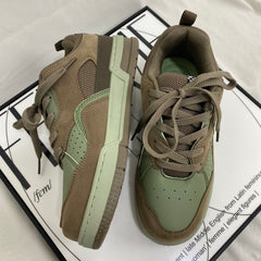 Niche Contrasting Color Casual Shoes