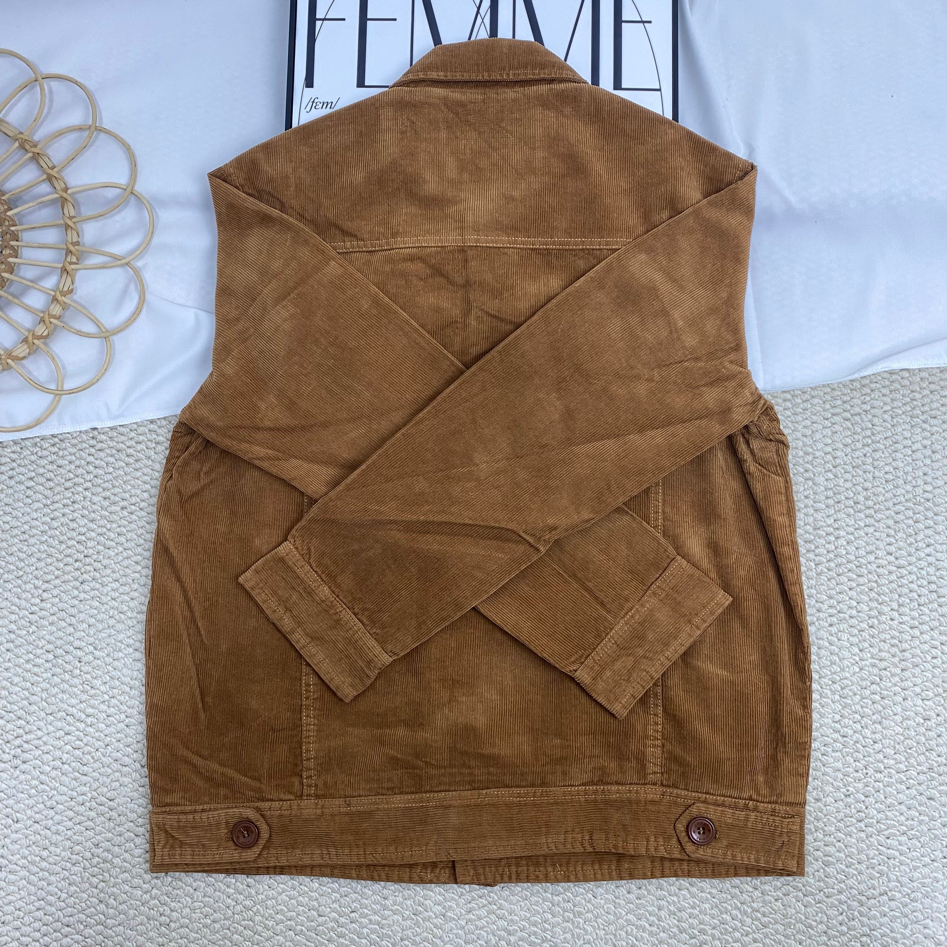 Mens Thin Corduroy Jacket