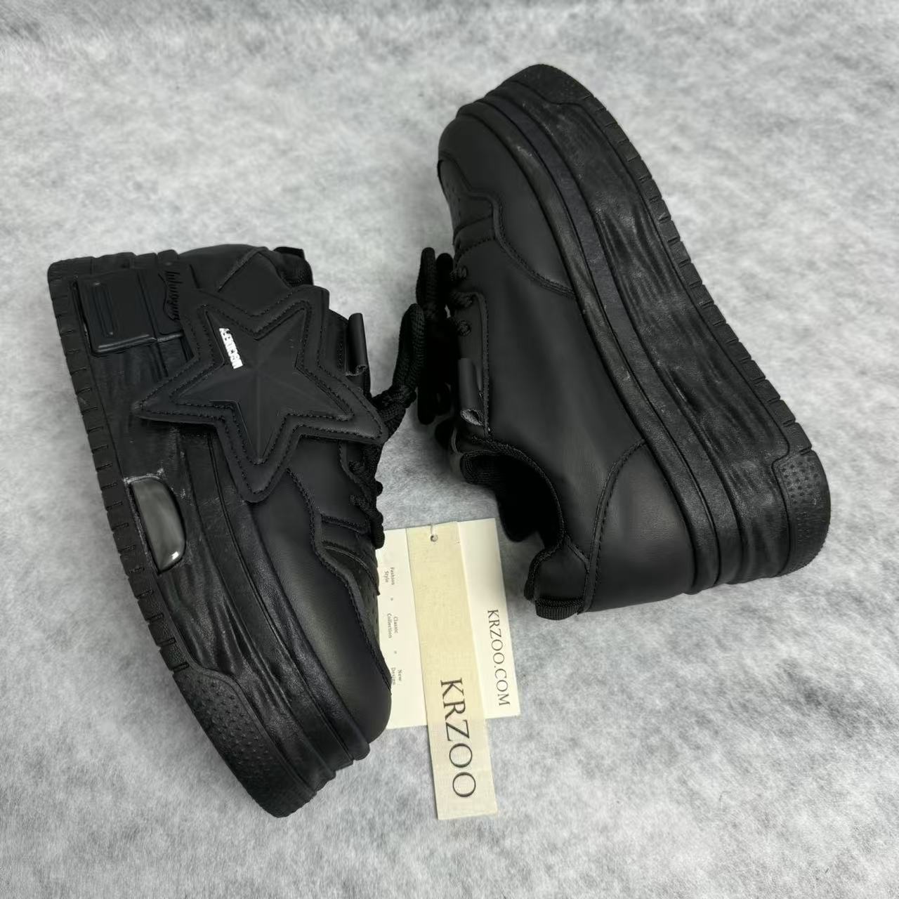 Star system platform wedge heels