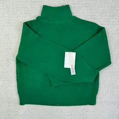 Retro V-neck Zip Knit Jacket