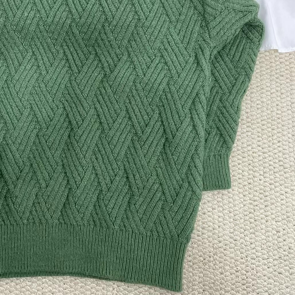 3D Jacquard Loose Top